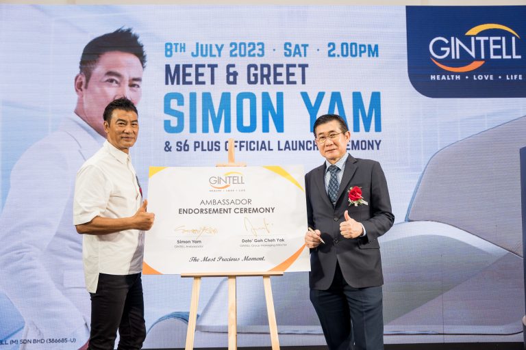 Gintell lancar kerusi urut S6 Plus 8-Hands Wellness Chair, bawa peminat bertemu Simon Yam
