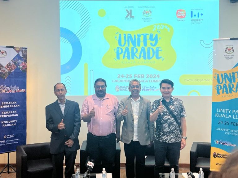 Unity Parade KL 2024 pada 24 Feb sasar 20,000 peserta, rai kepelbagaian kaum di Malaysia KL