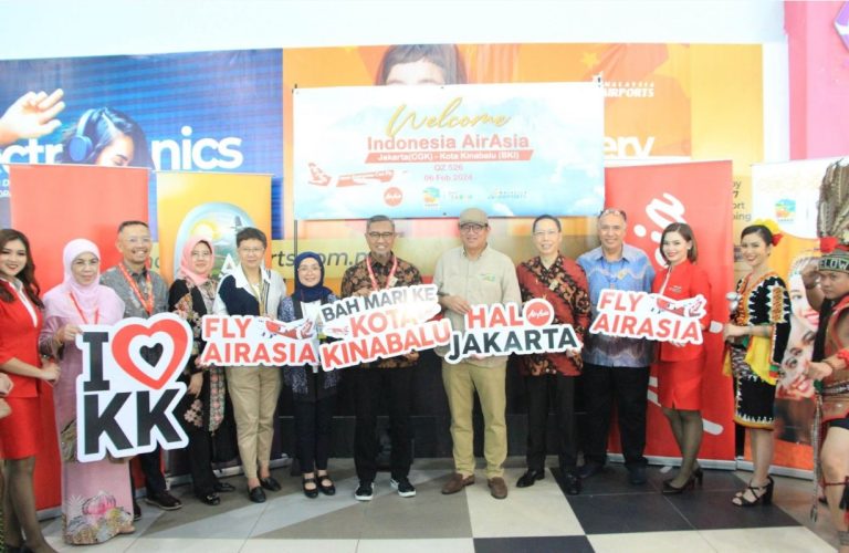 AirAsia Indonesia lancar laluan baharu Jakarta ke Kota Kinabalu
